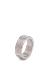 Maison Margiela Number Reference Ring — Silver Jewellery