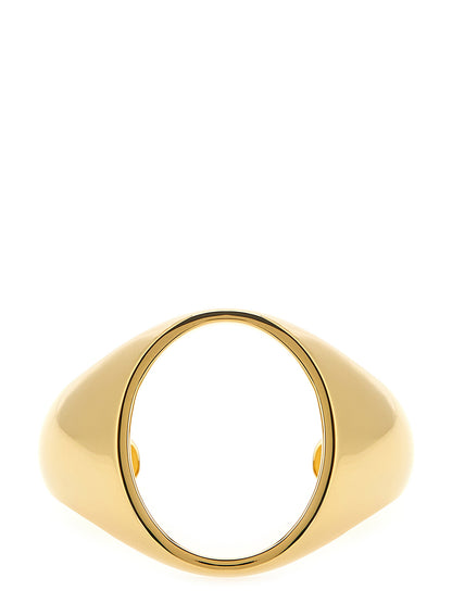 Mm6 Maison Margiela Chevalière Bracelet — Gold Jewellery
