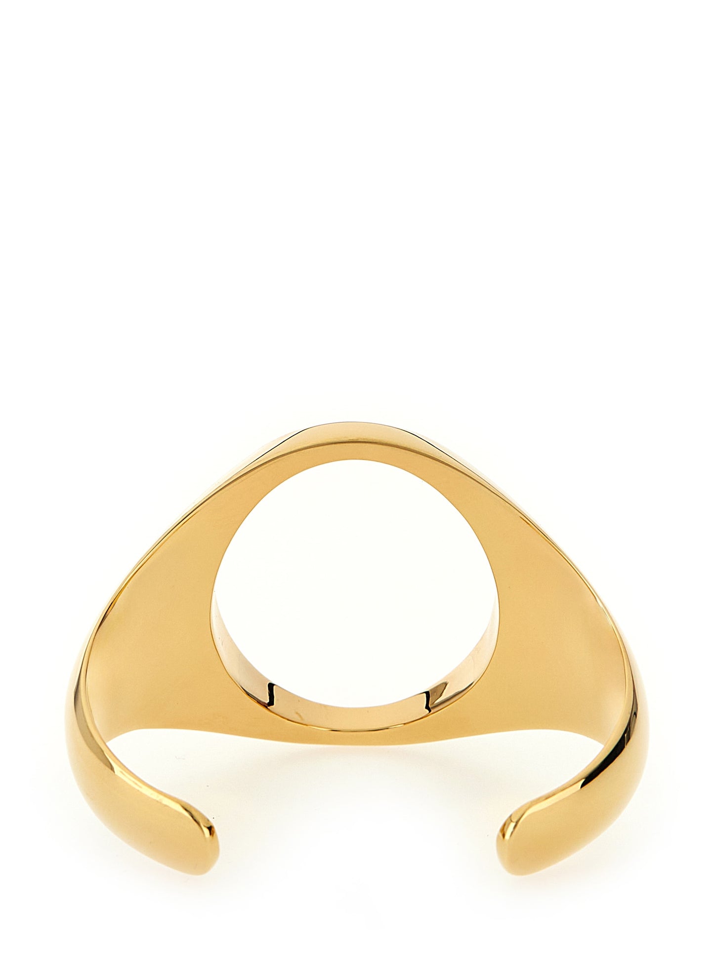 Mm6 Maison Margiela Chevalière Bracelet — Gold Jewellery