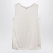 S Max Mara Ivory satin top