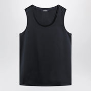 S Max Mara Midnight blue satin top