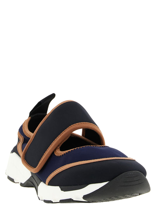 Marni Running Mary Jane Sneakers for Women — Blue • Marni