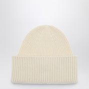 Bonnet Destin White en laine et cachemire