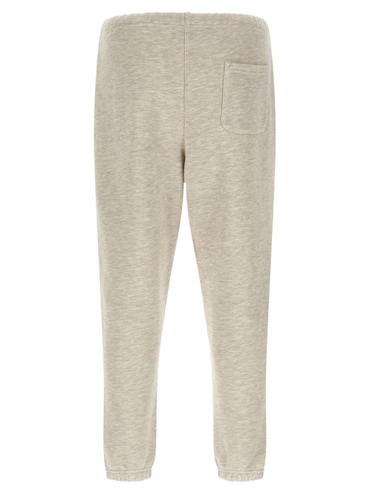 Autry Logo Embroidery Joggers — Men's Gray Trousers
