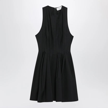 Sportmax Sleeveless Short Cotton Dress - Black