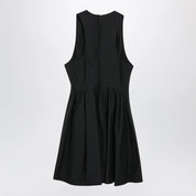 Sportmax Sleeveless short cotton dress in black