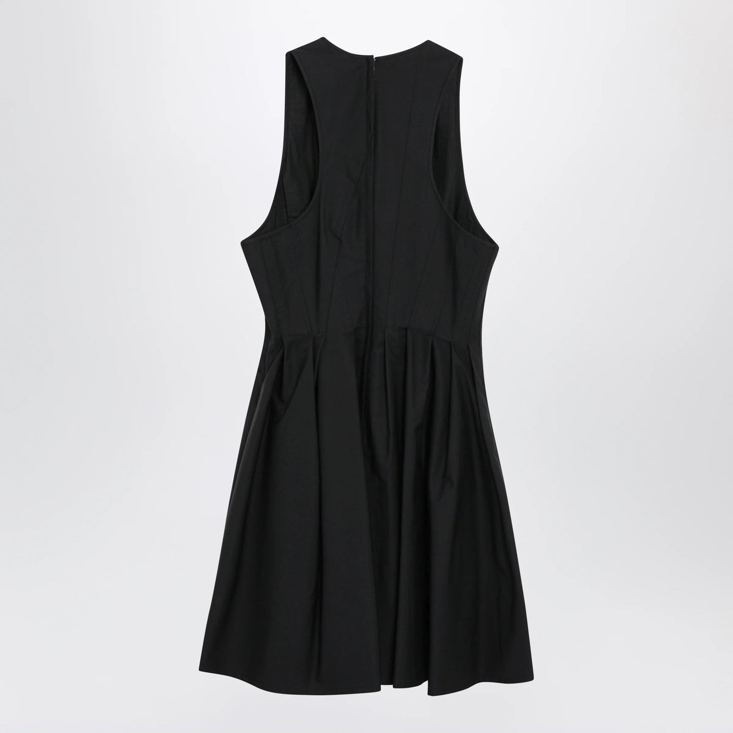 Sportmax Sleeveless Short Cotton Dress - Black