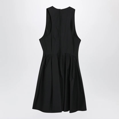 Sportmax Sleeveless Short Cotton Dress - Black