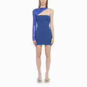 David Koma Blue one-shoulder dress