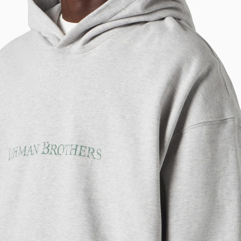 1989 STUDIO Lehman Brothers hoodie in Oatmeal grey cotton