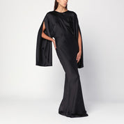 Norma Kamali Long Black Reverse Obie Dress