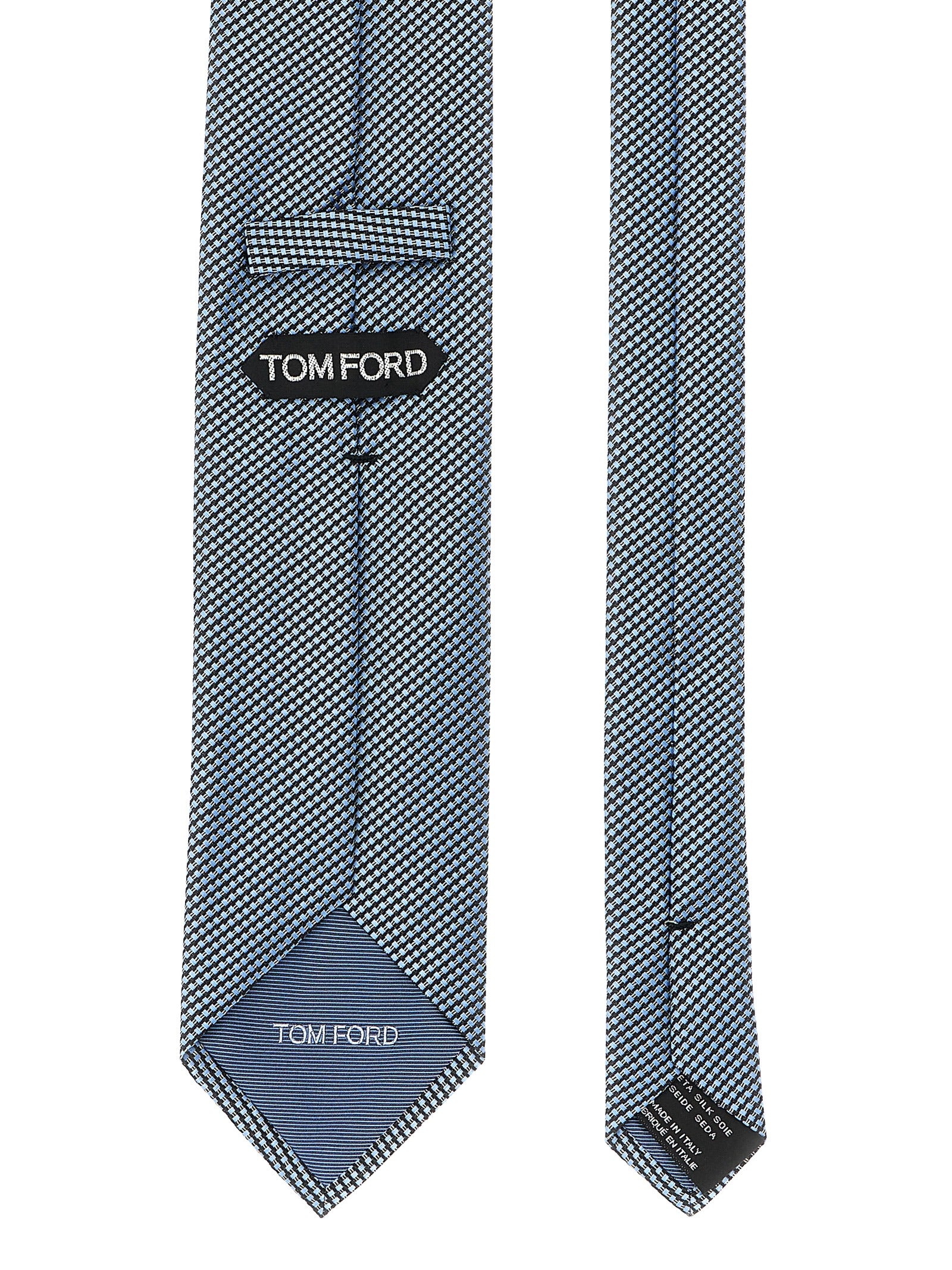 Tom Ford Jacquard Tie — Mulberry Silk 8cm Blade