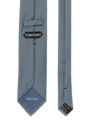 Tom Ford Jacquard Tie — Mulberry Silk 8cm Blade