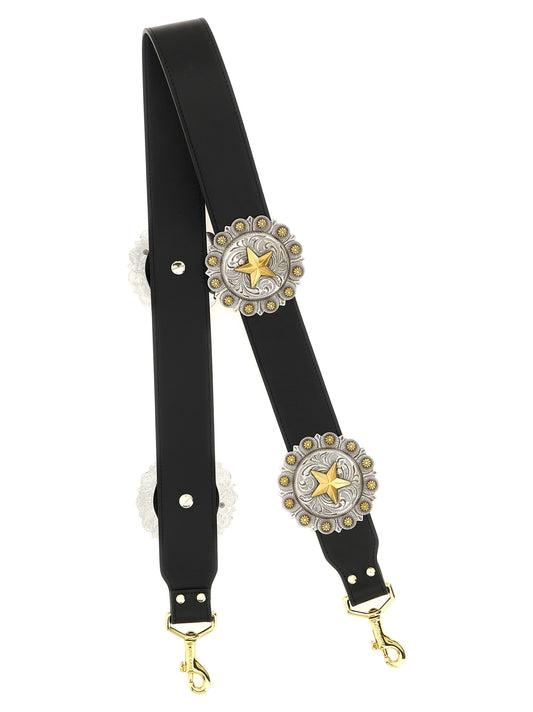 Kate Cate Regina Crossbody Bag — Black Nappa Leather