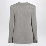 LouLou De Saison Suna Asymmetric Tailored Jacket — Grey