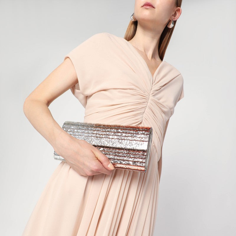 Jimmy Choo Sweetie pouch in plexiglass with glitter