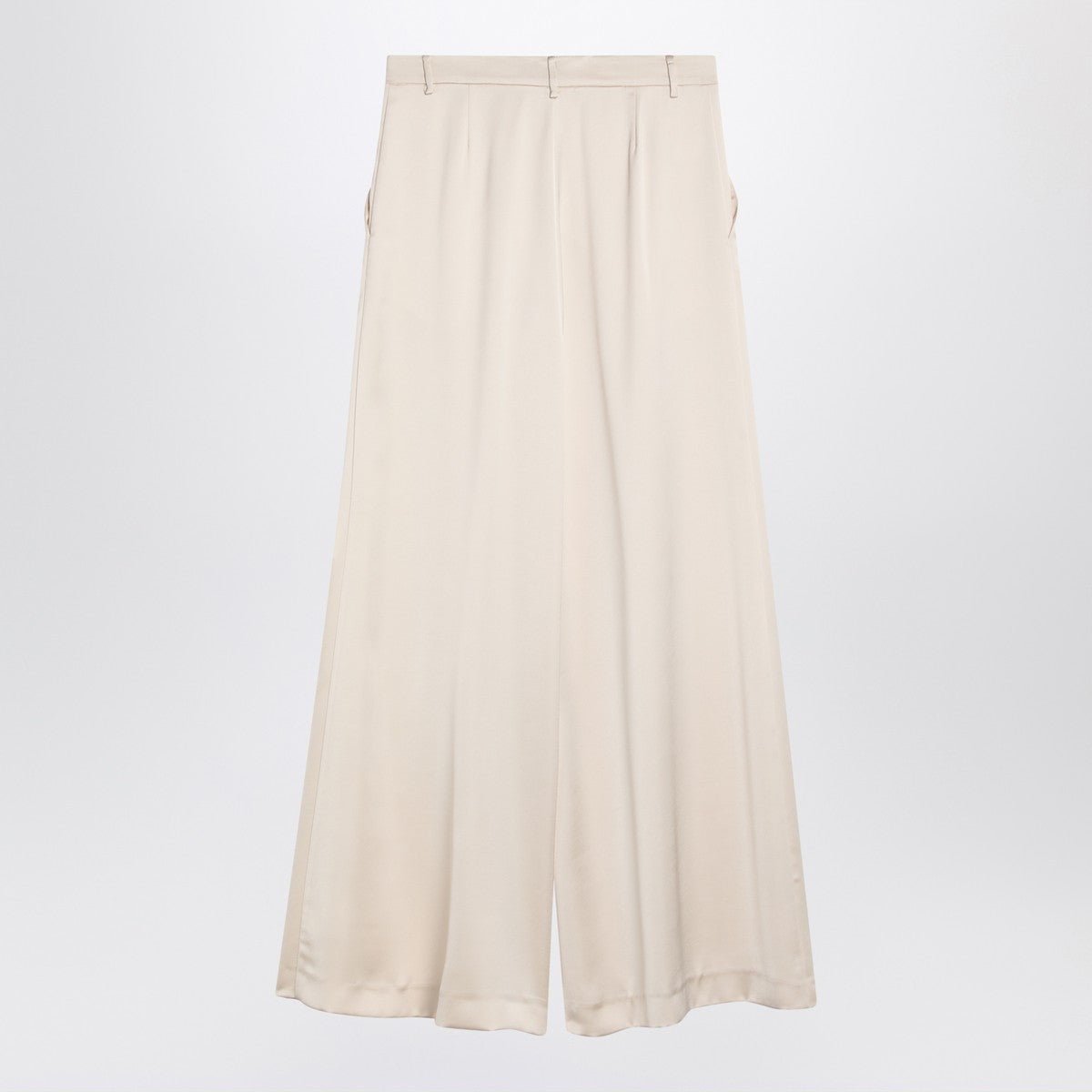 The Andamane Ivory Trouser Skirt — Sculpted Ivory Trousers