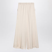 The Andamane Ivory Trouser Skirt — Sculpted Ivory Trousers