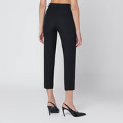 Black Yacinta Capri Trousers in Crêpe