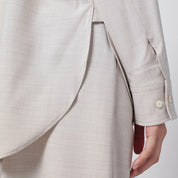 Le costume oversize Andamane Wendela en mélange ivoire