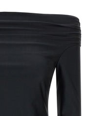 The Andamane Wallis Top — Off‑Shoulder Lycra Top