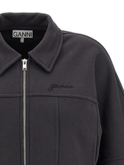 Ganni Heavy Terry Jersey Bomber Jacket