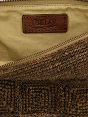 Ibeliv Tanala Crochet Raffia Clutch – Brown | Ibeliv