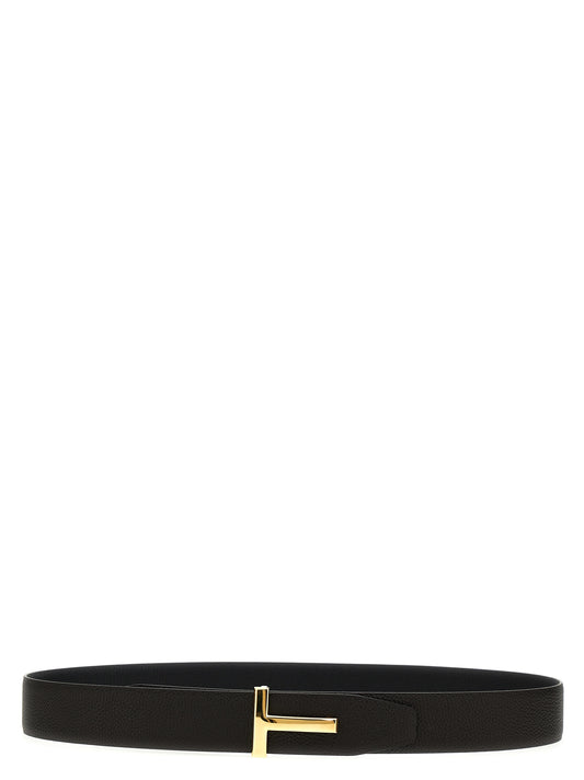 Tom Ford Buckle Logo Reversible Belt — Men’s Luxury Belt