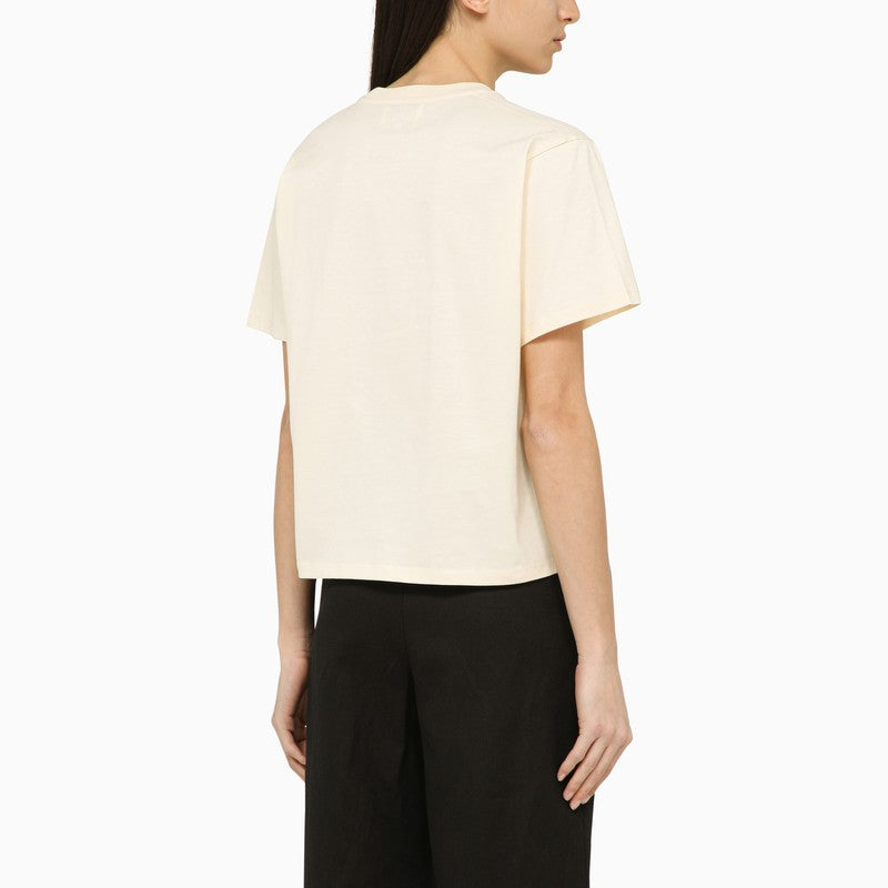 Loulou Studio Ivory crew-neck t-shirt