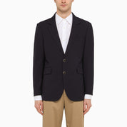 PT Torino Navy Blue Single‑Breasted Wool‑Blend Jacket