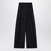 TheLatest Wide night blue Billie trousers in cotton