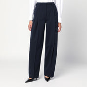 TheLatest Midnight blue wool blend trousers