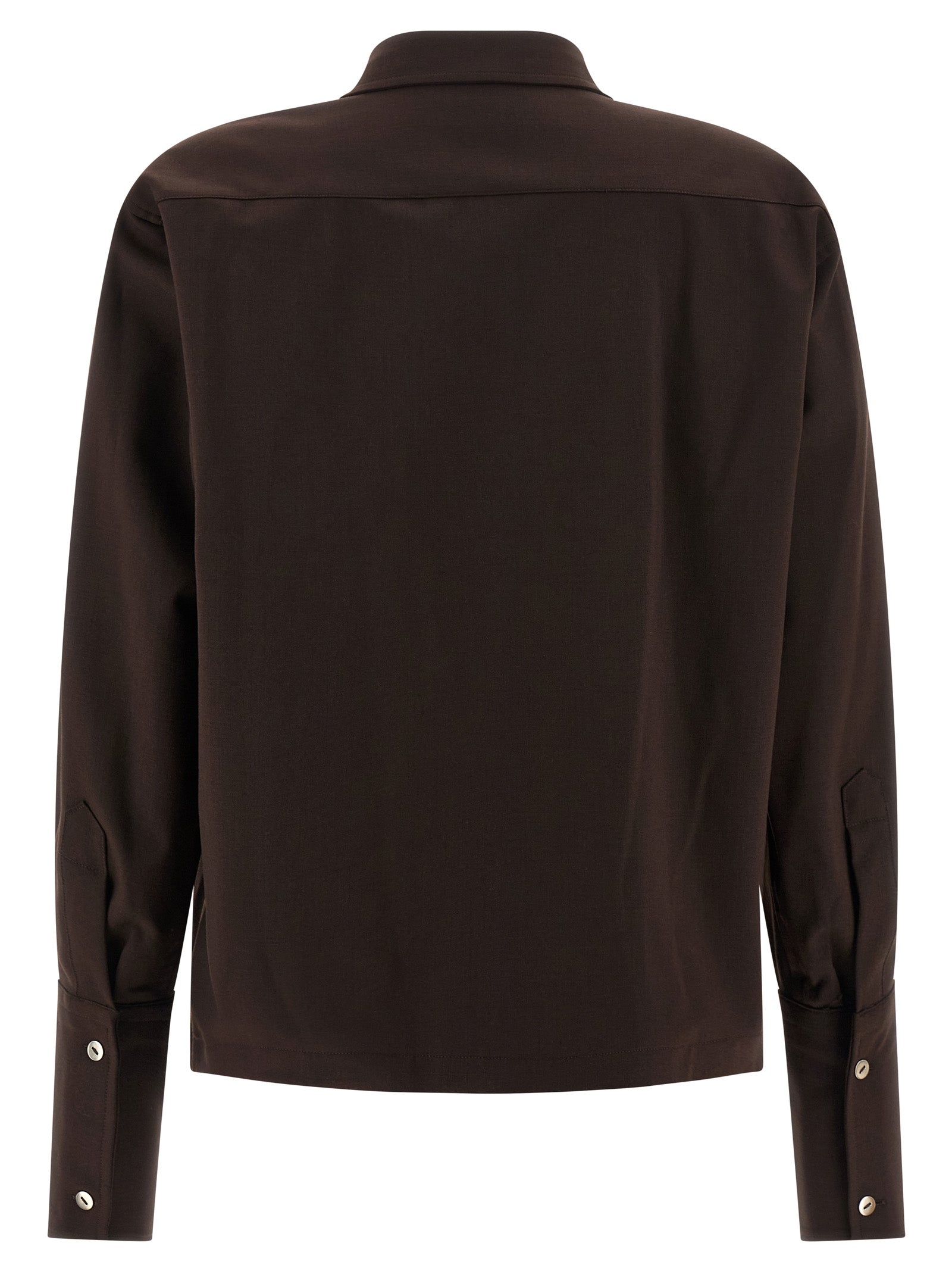 TheLatest 4006 Wool Blend Shirt — Women's Brown Shirt