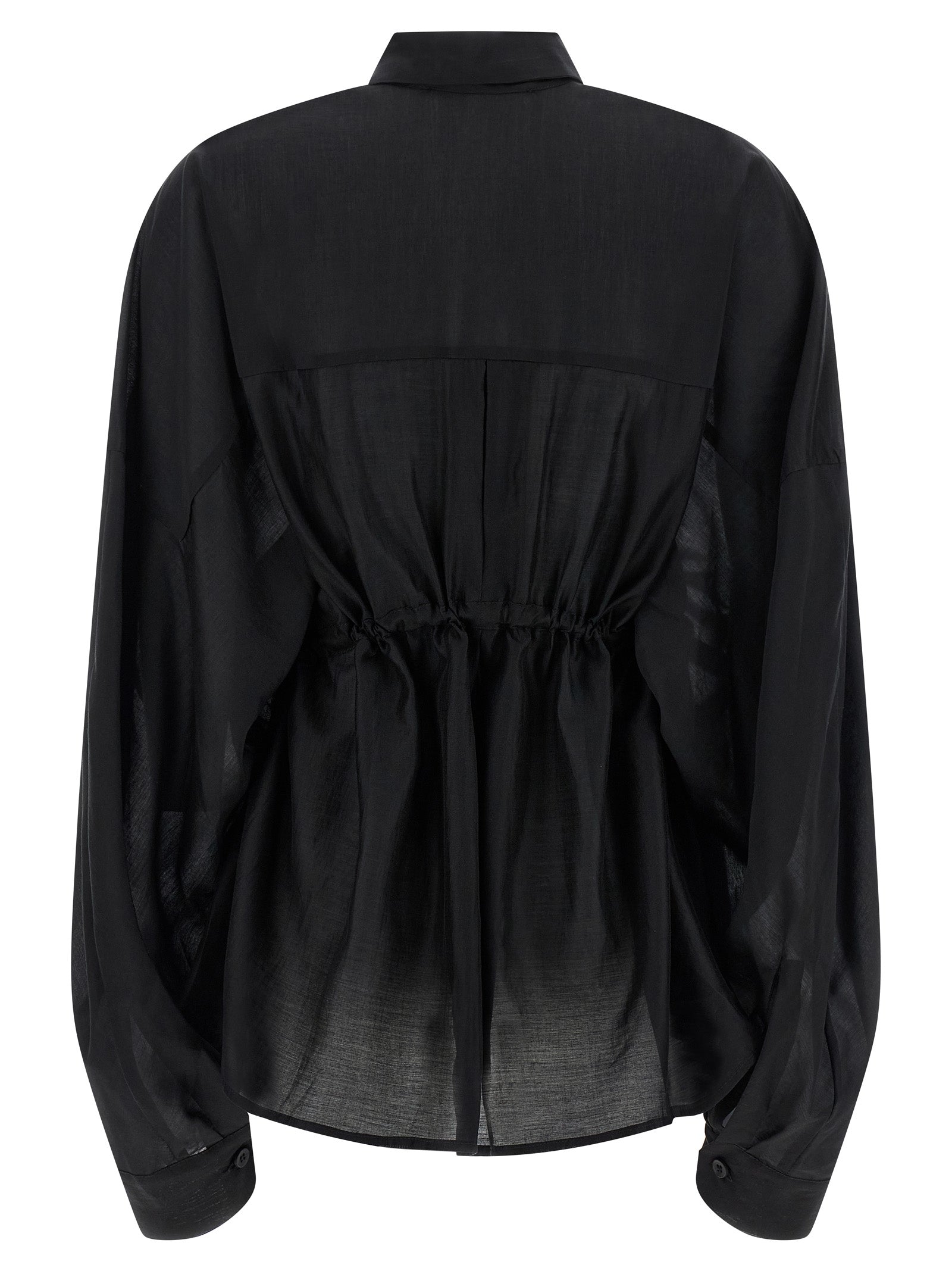 TheLatest Dalida Shirt — Black Muslin Shirt