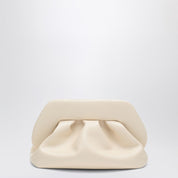 Pochette en cuir blanc THEMOIRè Tia