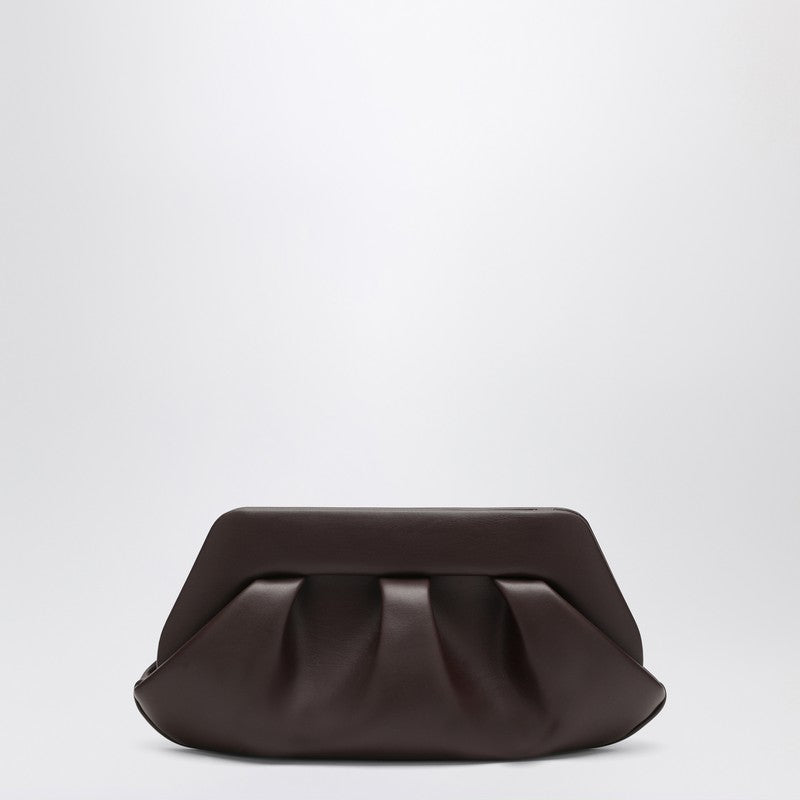 Clutch Emera de THEMOIRè en piel vegana color ébano