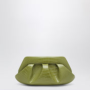 Pochette THEMOIRè Emera en effet crocodile kiwi