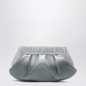 THEMOIRè Silver/black clutch with rhinestones