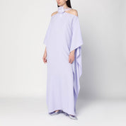 Taller Marmo Lilac Sza Sza Garden Dress in Viscose Crêpe Cady