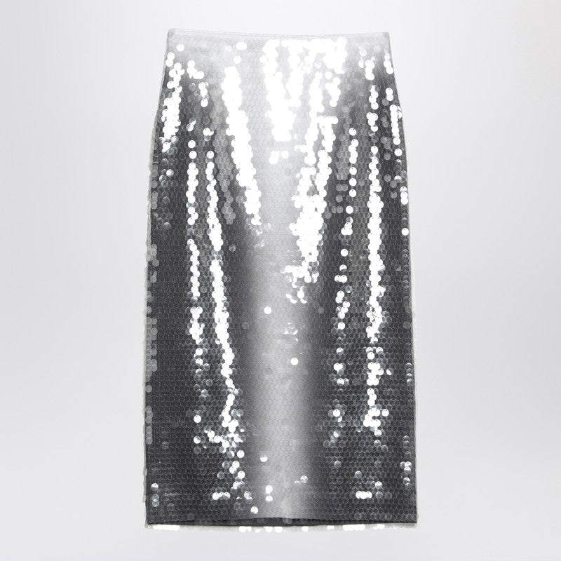 Sportmax Gradient sequin pencil skirt