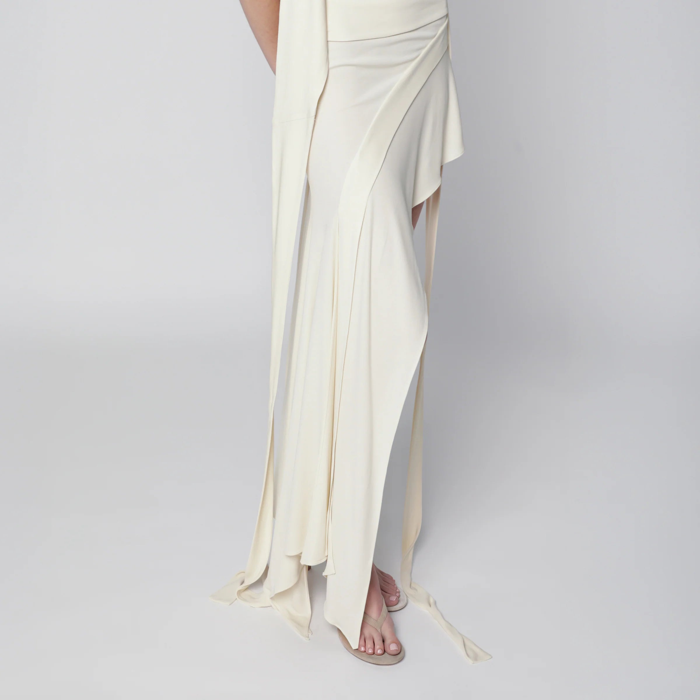 Francesco Murano White backless top