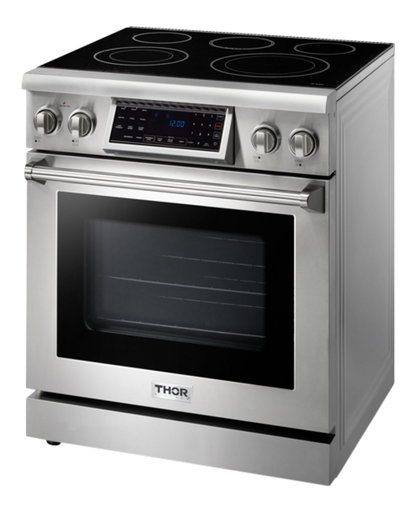 THOR Kitchen 30-Inch Tilt Panel Electric Range - Professional - TRE3001