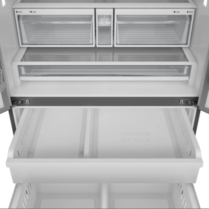 Thor Kitchen 36 Inch Professional French Door Refrigerator with Ice and Water Dispenser – Model - TRF3628FFD