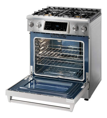 THOR Kitchen 30-Inch Tilt Panel Gas Range - Professional - TRG3001