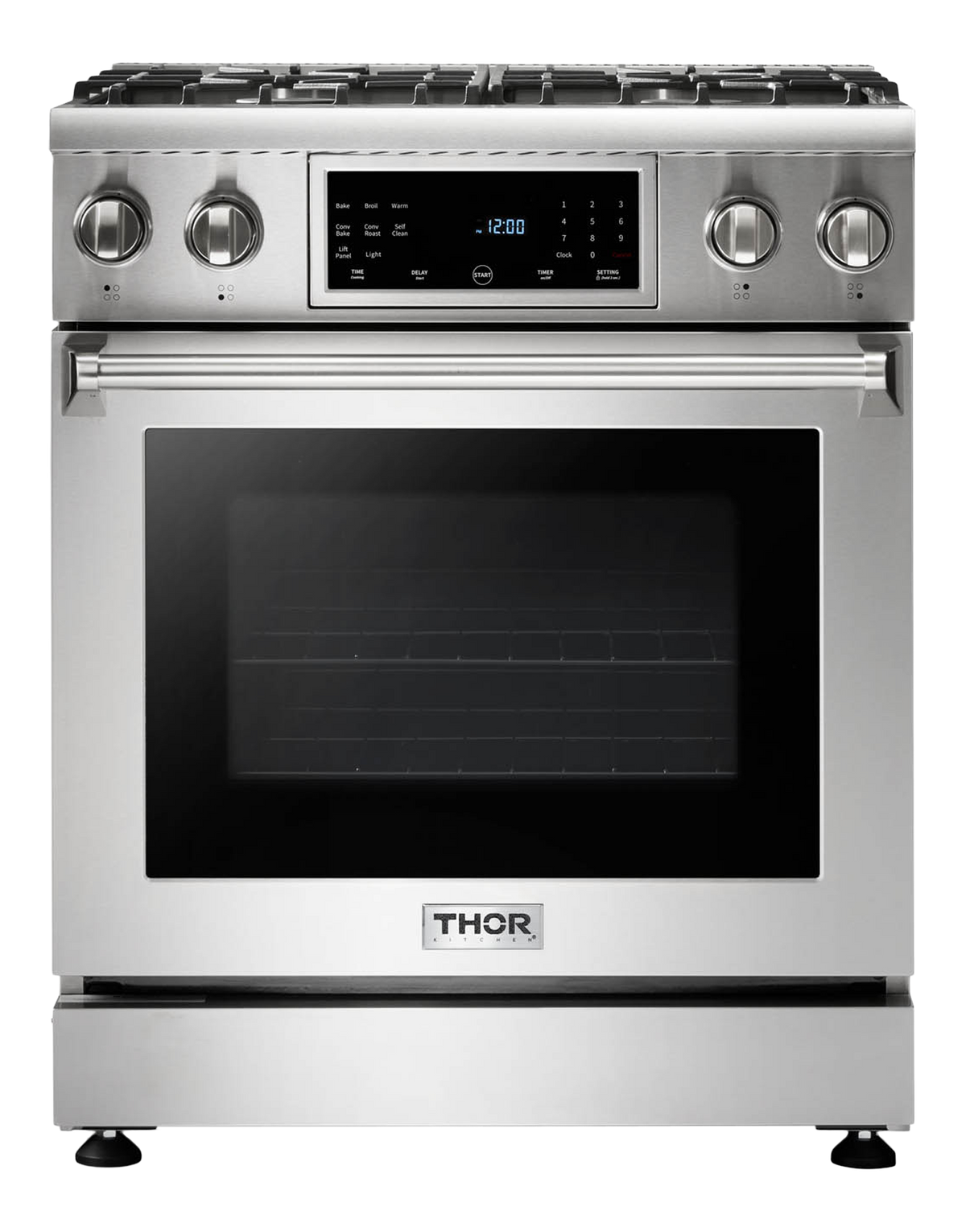THOR Kitchen 30-Inch Tilt Panel Electric Range - Professional - TRE3001