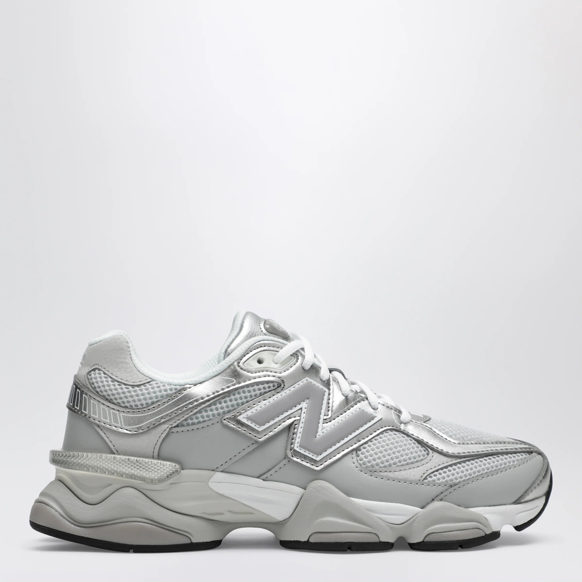 New Balance 9060 Sneakers in Raincloud / Truffle Salt in mesh