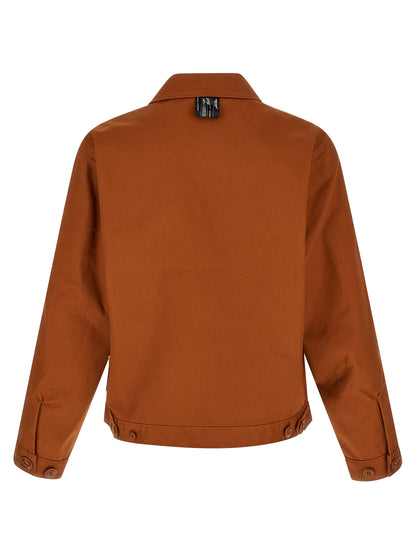 Undercover Dickies Jacket — UC1F4205 Asymmetric Brown