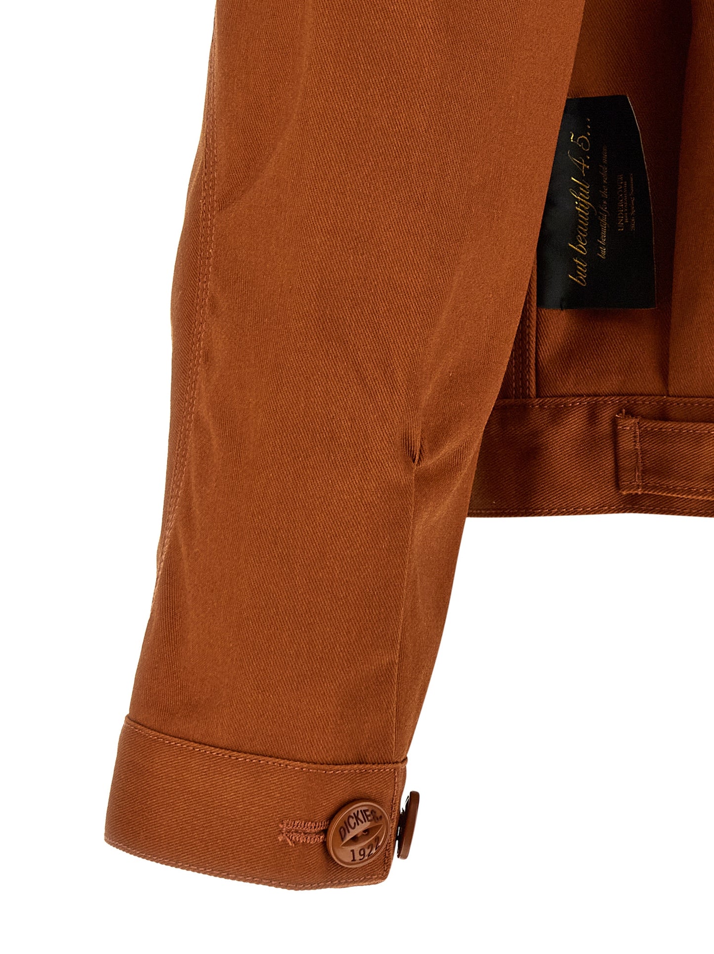 Undercover Dickies Jacket — UC1F4205 Asymmetric Brown