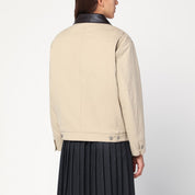 Veste zippée en coton Dunst Beige