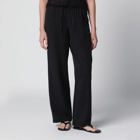 Dunst Black rayon trousers
